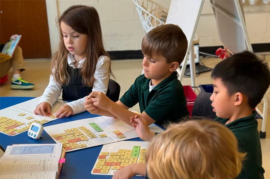 K0 Student in class