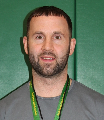 Couch Jason Margeson, Gym Teacher Ms. Valerie Hasko