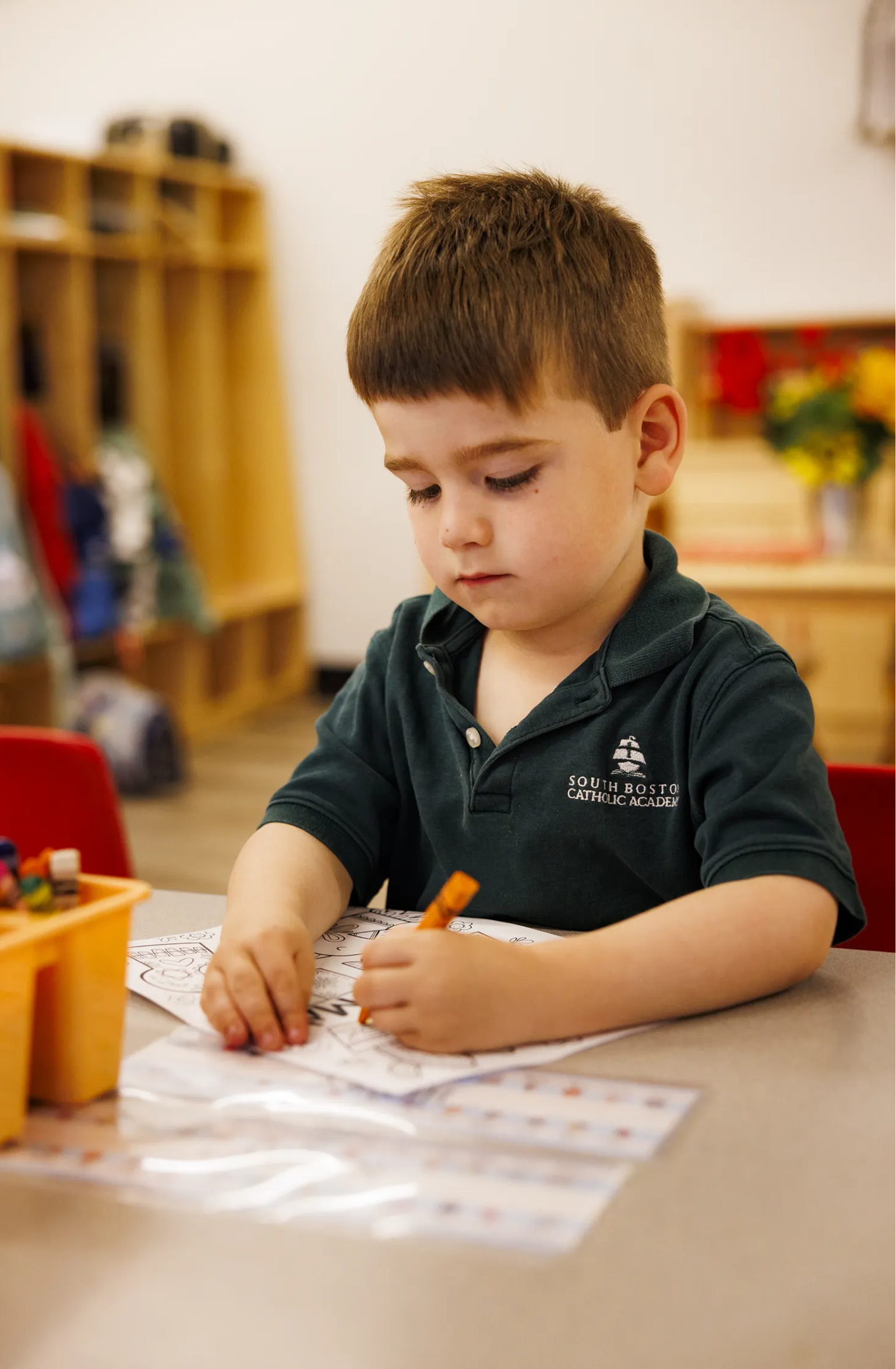 Students in class at SBCA